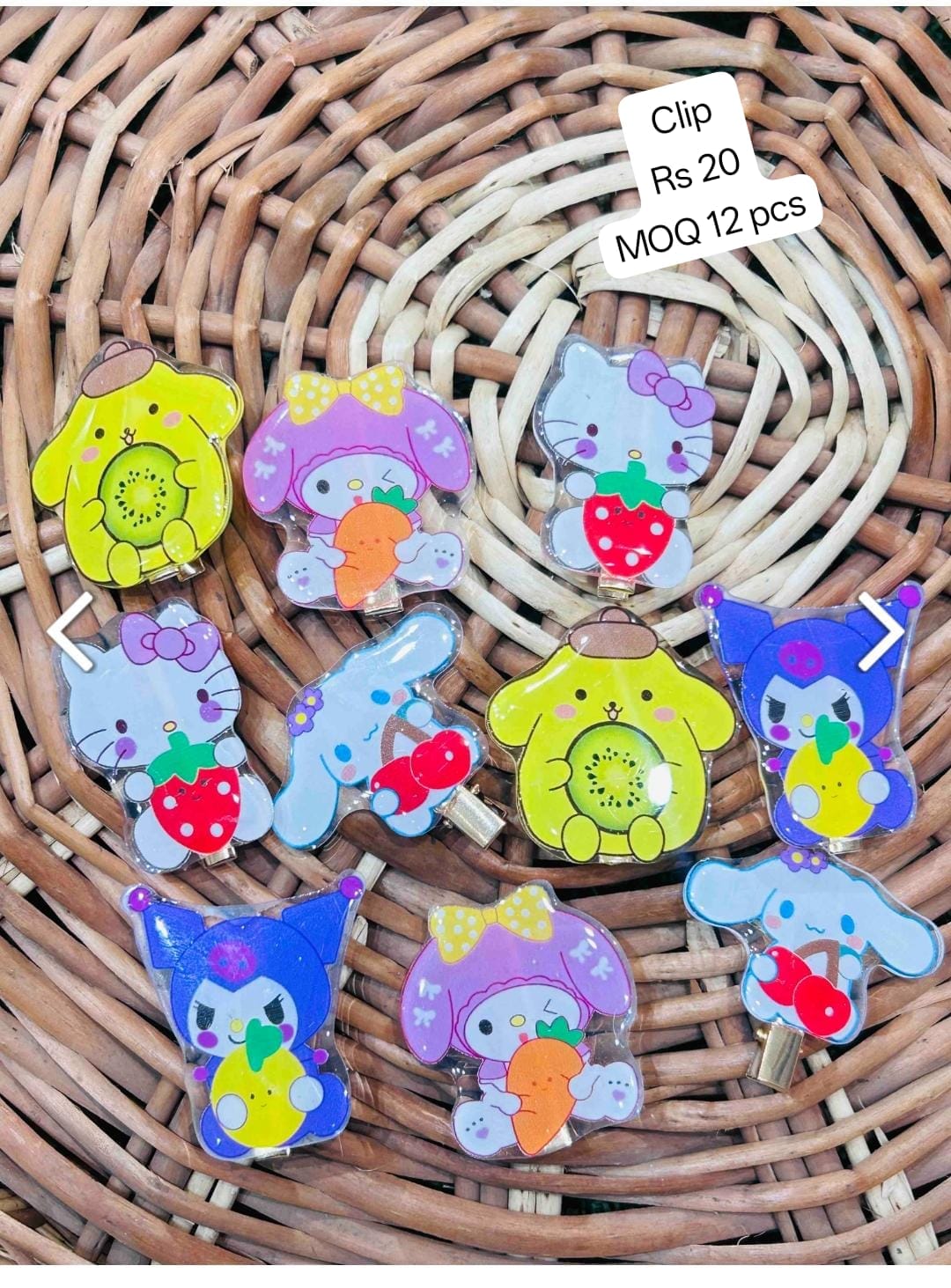 Hair Clip for Kids Multi Charcater